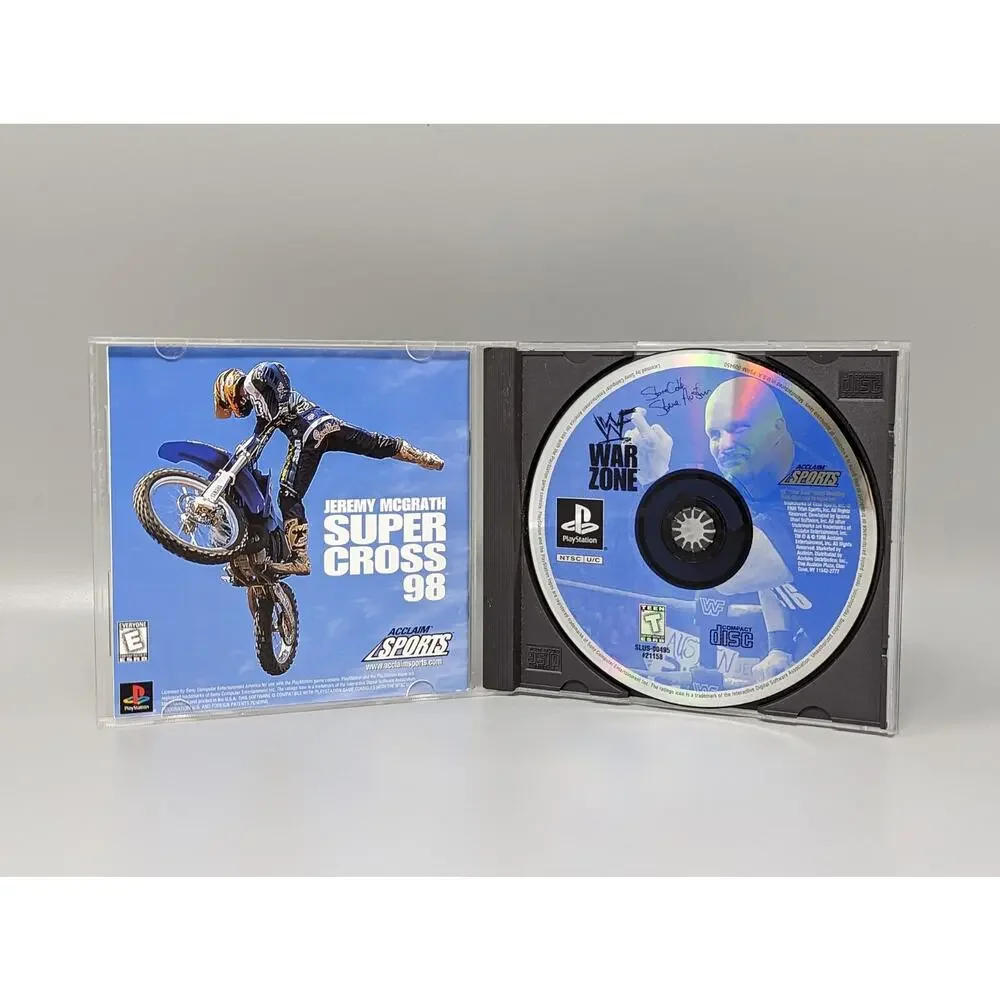 WWF War Zone Sony PlayStation 1, 1998 Complete Tested PS1